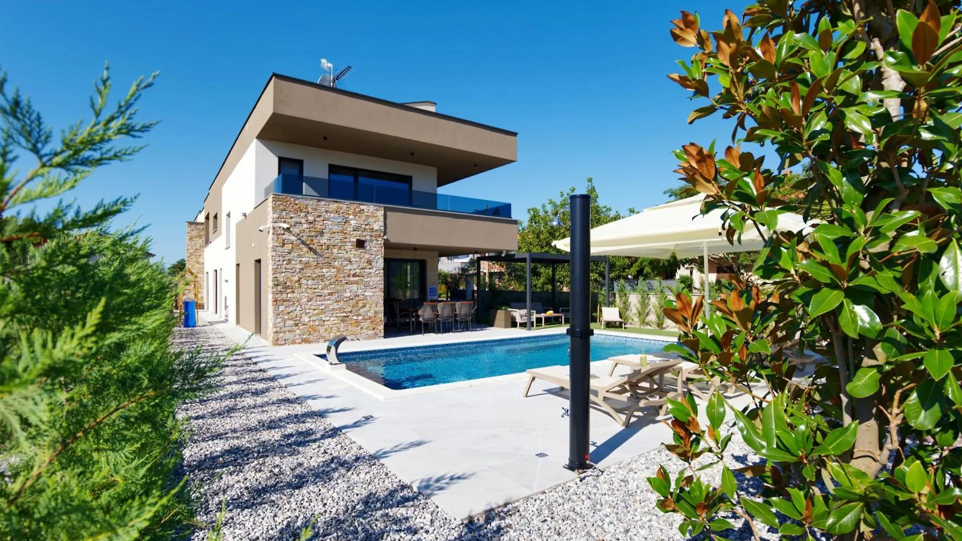 Villa Bavigo For 8 People Near Pula With Wellness & Children Playground Marcana Хорватия